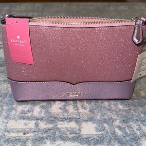 Kate Spade Two Tone Sparkle Pink Crossbody